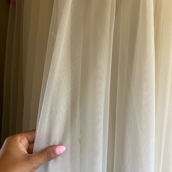 Sherri Hill two piece gown tulle skirt full floor length - Picture 12 of 12